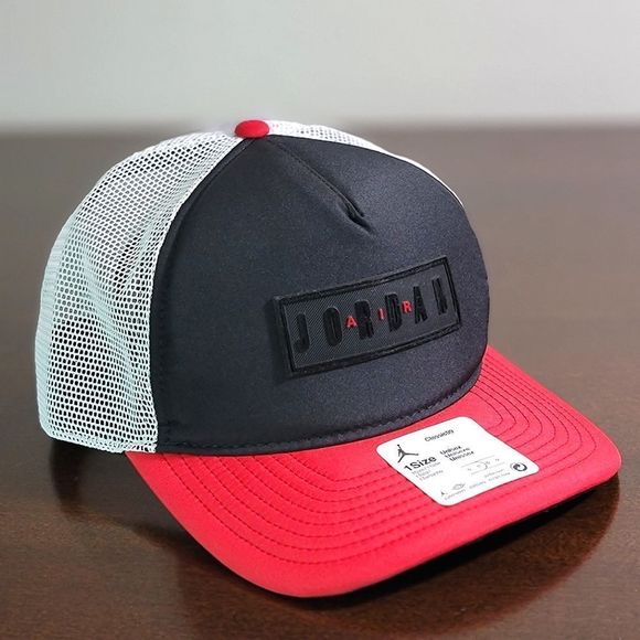 Jordan Other - Air Jordan OG Retro 1 2 3 4 6 7 11 Bred Trucker Snapback Hat Cap Black Red White